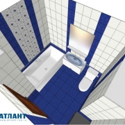 Дизайн-концепт ванной комнаты 01