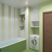 Дизайн ванной комнаты. Фермское ш.